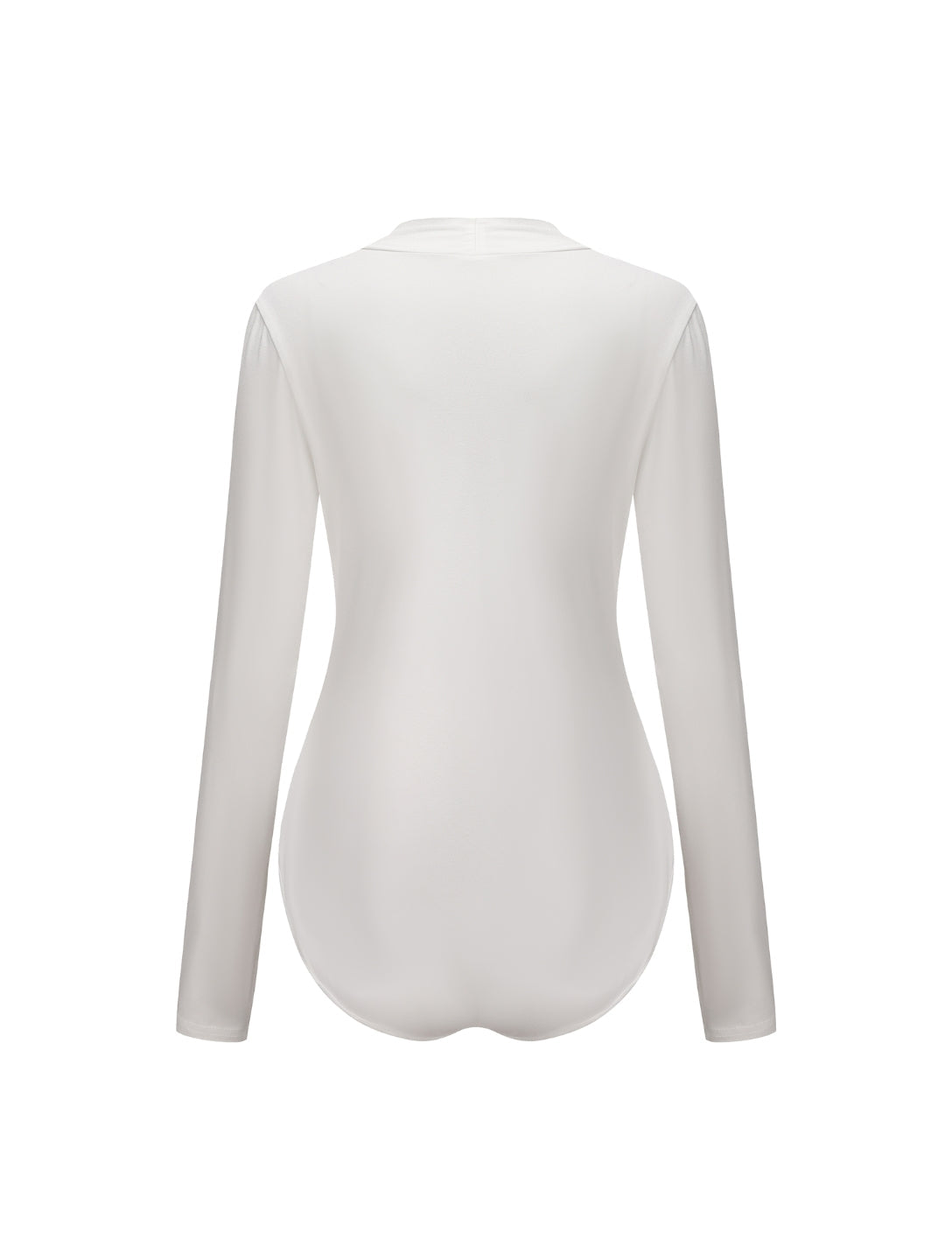 Body de manga comprida com gola alta