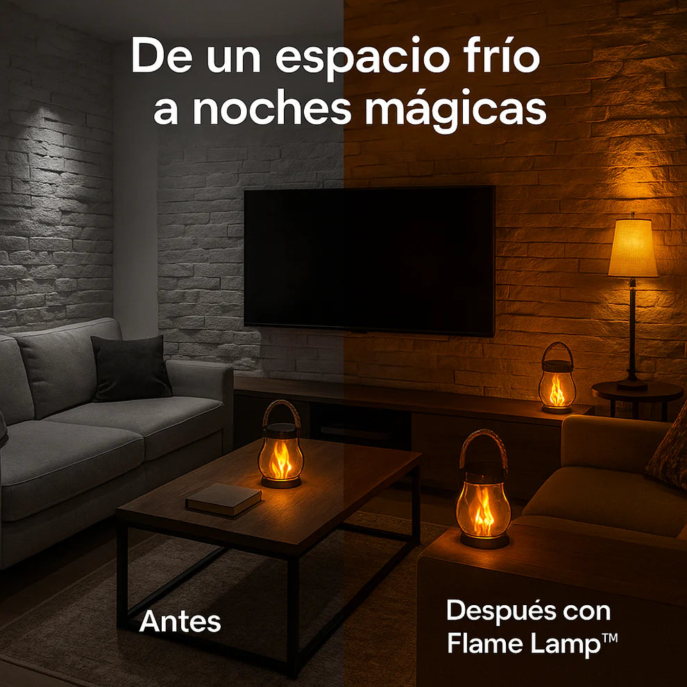 The Flame Lamp™ - Momentos cálidos, transforma tu noche sin humo ni fuego
