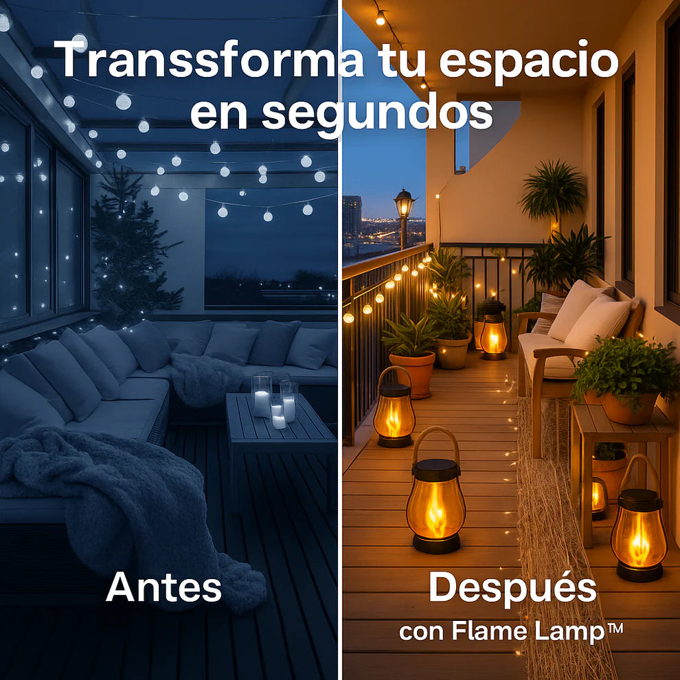 The Flame Lamp™ - Momentos cálidos, transforma tu noche sin humo ni fuego