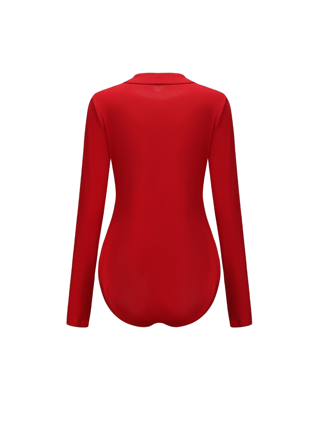 Body de manga comprida com gola alta