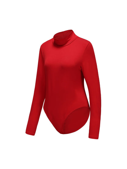 Body de manga comprida com gola alta