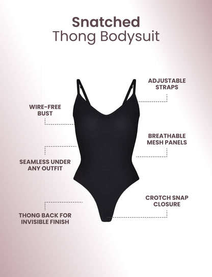Bodysuit fio dental arrebatado