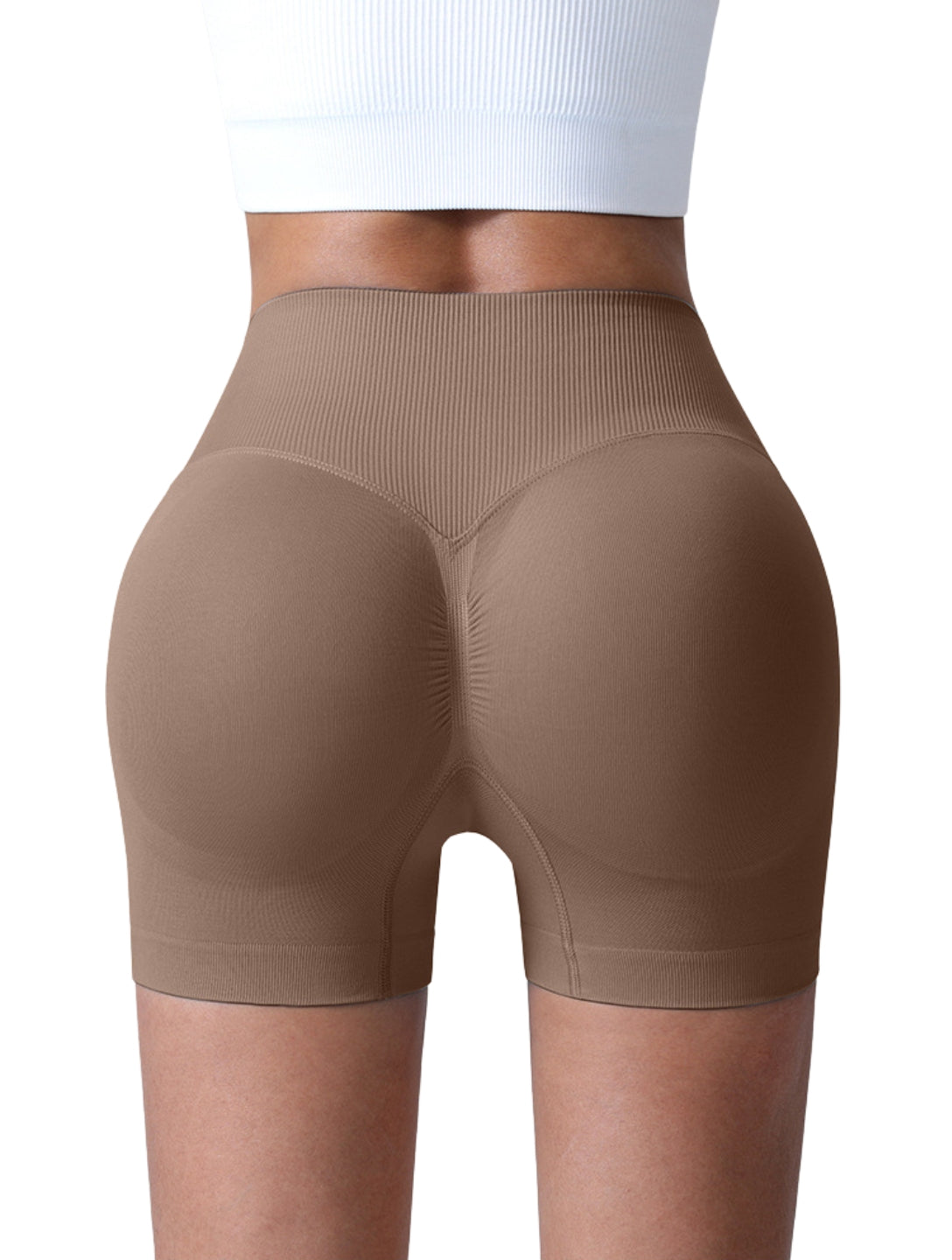 Shorts Sculpt com cintura V e franzido