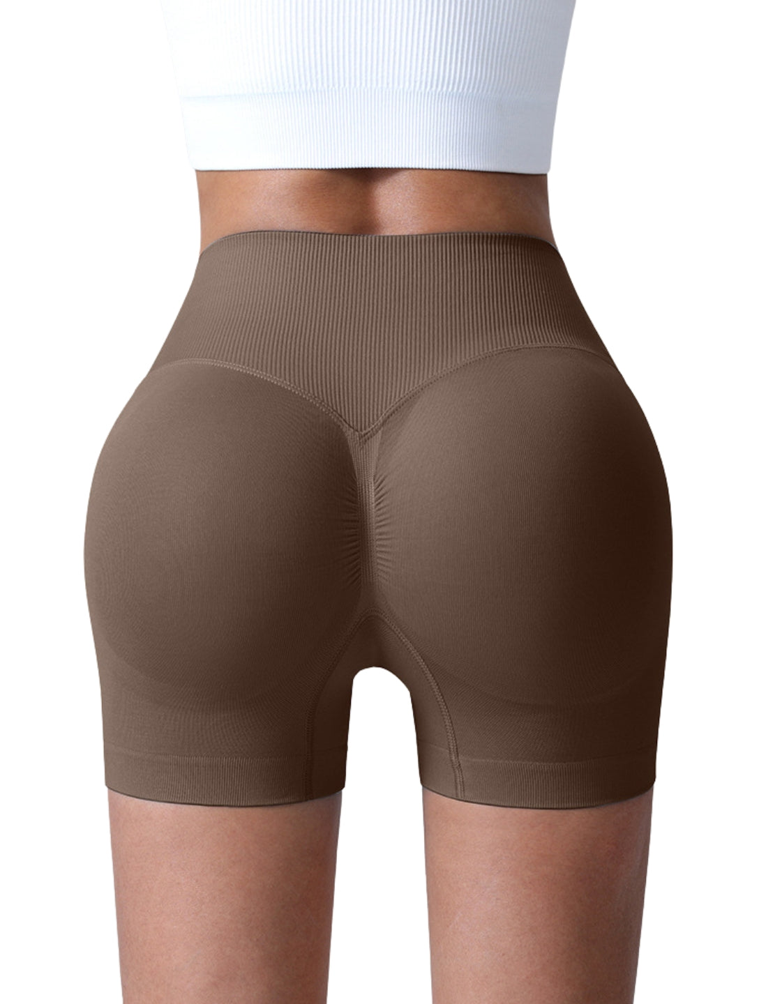 Shorts Sculpt com cintura V e franzido