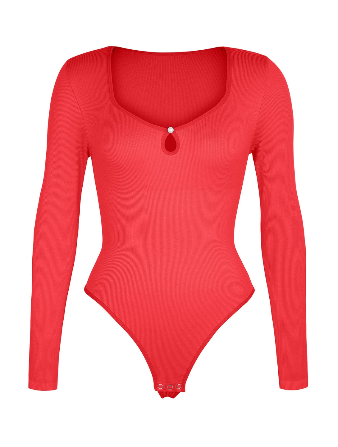 Body fio dental com decote redondo e decote redondo