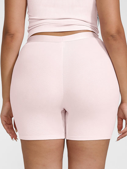 Blusa com gola quadrada canelada