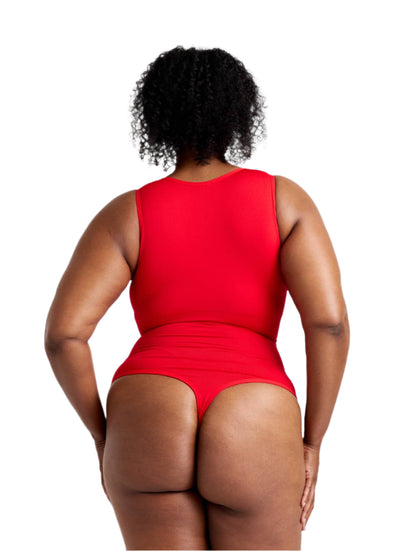 Body fio dental com decote redondo