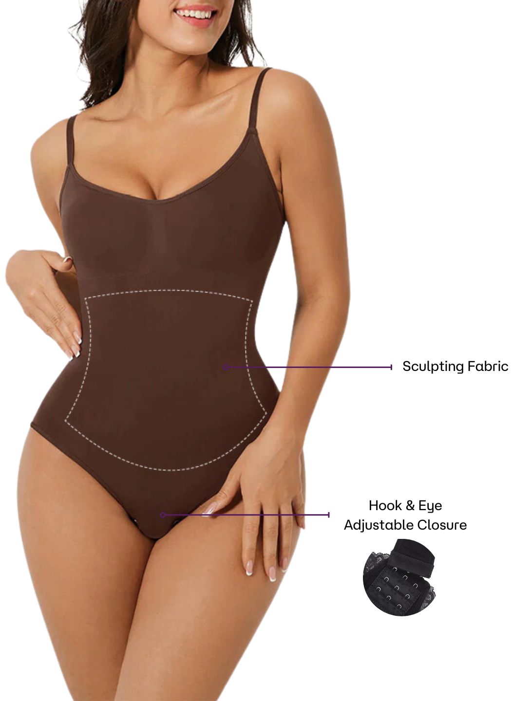Bodysuit fio dental arrebatado