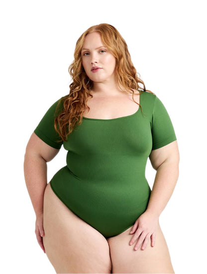 Body fio dental com decote quadrado