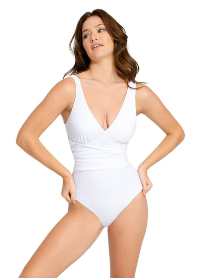 Maiô Shapewear com decote em V