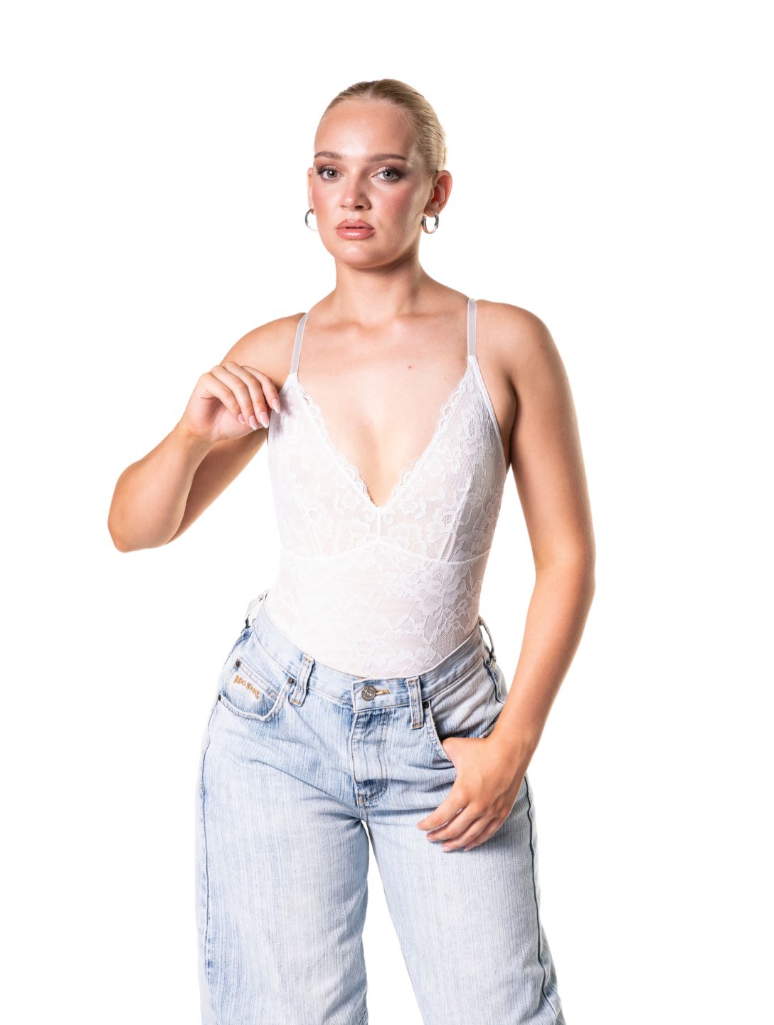 Body Shapewear com renda